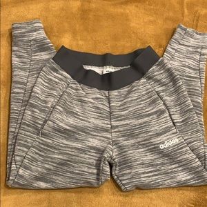 Adidas grey trainers joggers